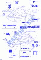 Abziehbilder für Sea-Doo 3D RFI  ( FUEL INJECTION ) 2005