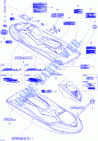 Abziehbilder für Sea-Doo GTX 4-TEC STANDARD 2005