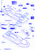 Abziehbilder für Sea-Doo GTX 4-TEC WAKE 2005
