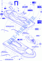 Abziehbilder für Sea-Doo GTX 4-TEC LIMITED SCIC 2005