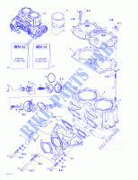 Zylinder, Auspuffkrümmer für Sea-Doo GTX 5587/5588 2002