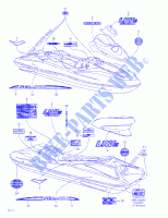 Abziehbilder für Sea-Doo LRV DI 5460 2002