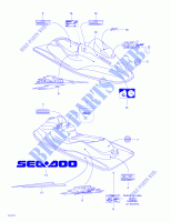 Abziehbilder für Sea-Doo GSX_RFI 5637/5638/5652/5829 ( FUEL INJECTION ) 1999