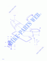 Sitz  und MotorabdAsiento y cubierta del motoreckung für Sea-Doo GSX_RFI 5637/5638/5652/5829 ( FUEL INJECTION ) 1999
