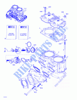 Zylinder, Auspuffkrümmer für Sea-Doo GSX LIMITED 5629/5845 1998