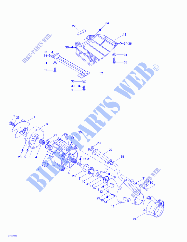 Antriebssystem für Sea-Doo XP LIMITED 5665/5667 1998
