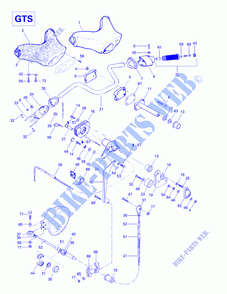 Lenkungssysteme für Sea-Doo GTI 5641 1997