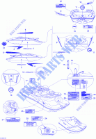 Abziehbilder für Sea-Doo 00- Model Numbers Edition 1 2008