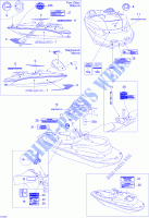 Abziehbilder für Sea-Doo 00- Model Numbers Edition 1 2008