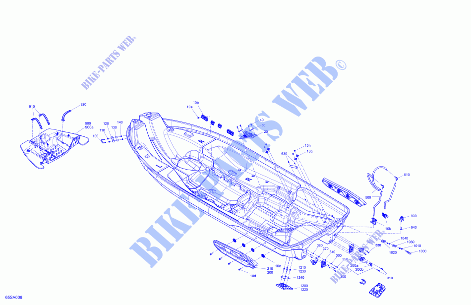 Rumpf für Sea-Doo RXP X RS 300 2021