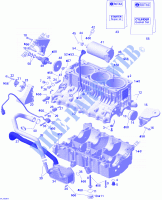 Motor  und MOTORAUFHANGUNG für Sea-Doo 01- Air Intake Manifolds 2003