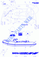 Abziehbilder für Sea-Doo 01- Cooling System 1996