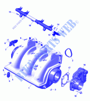 Motor   Ansaug für Sea-Doo GTI 130 2020