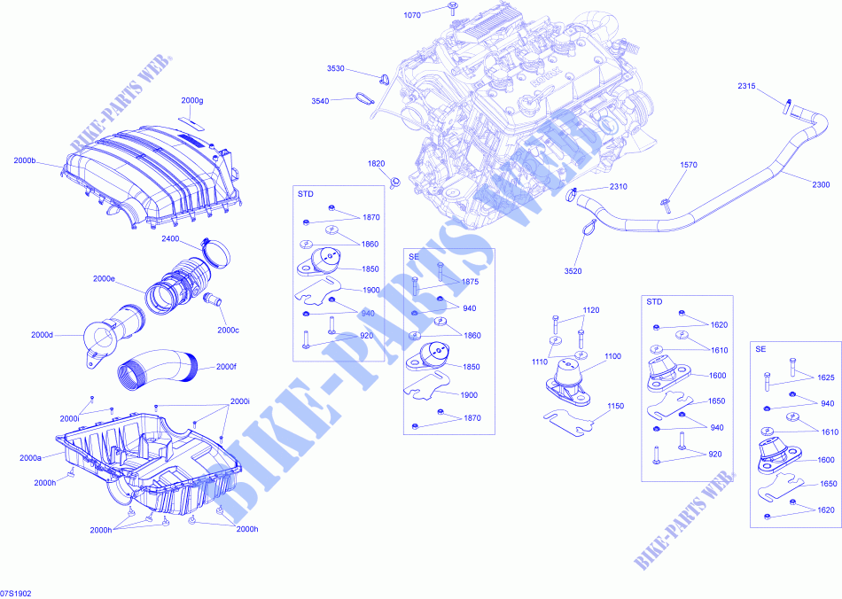 Motor für Sea-Doo GTI 130 2019